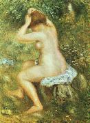 Baigneuse se Coiffant renoir